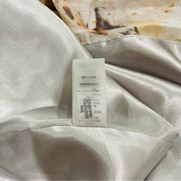 CALVIN KLEIN NWT Flutter Sleeve HiLo Floral Print Ruffle Dress $259 - Picture 13 of 13